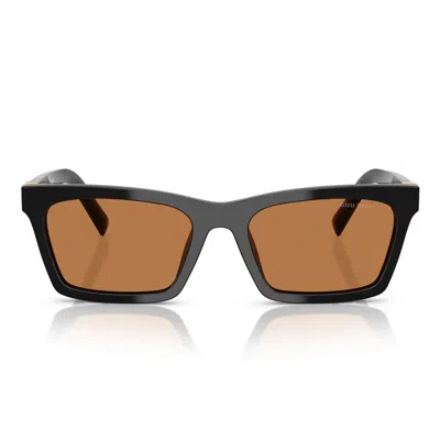 Miu Miu Sunglasses Mua05 S 16 K10 I Black/brown Women