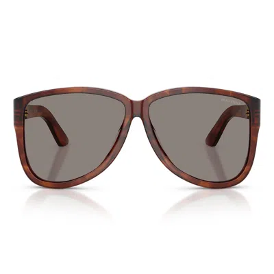 Miu Miu Sunglasses Mua08 S 26 E80 Q Striated Tobacco/dark Gray Women In Red