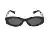 Miu Miu 0mu 11ws Miu Glimpse 1ab5s0 Nero Sunglasses In Multi