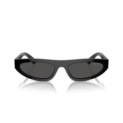 Miu Miu Miu Glimpse Cat-eye Sunglasses In Black