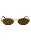 Miu Miu 0mu 54zs Sunglasses In Oro Ottone