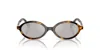 Miu Miu Brown Miu Regard Oval-frame Sunglasses In Brown