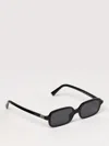 Miu Miu 51mm Rectangular Sunglasses In Black