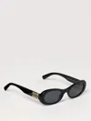 Miu Miu Logo-lettering Oval-frame Sunglasses