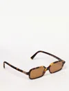 Miu Miu Tortoiseshell Rectangle-frame Sunglasses In Brown