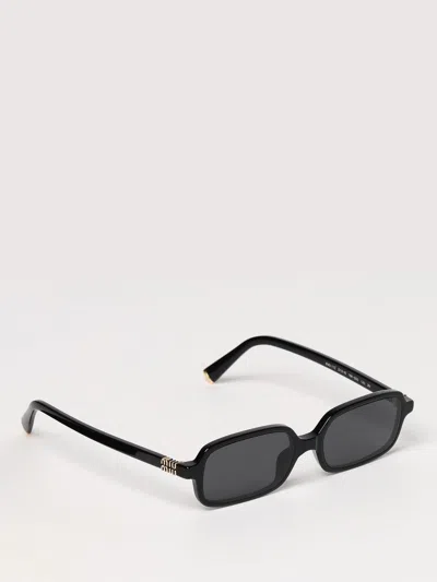 Miu Miu Sunglasses Woman  In Black