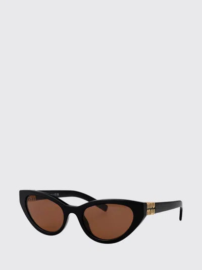 Miu Miu Sunglasses Woman  In Black