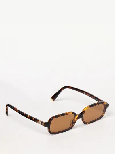 Miu Miu Sunglasses Woman  In Brown