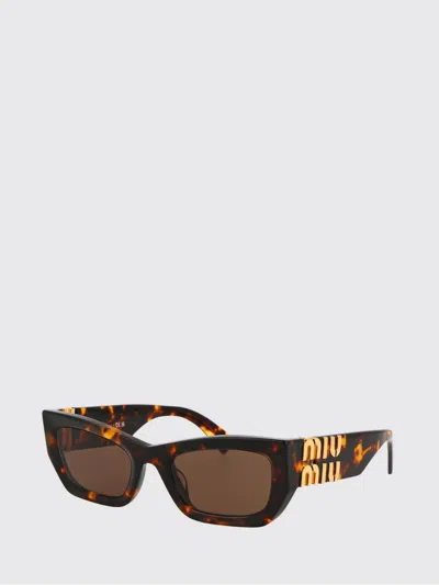 Miu Miu Sunglasses Woman  In Brown