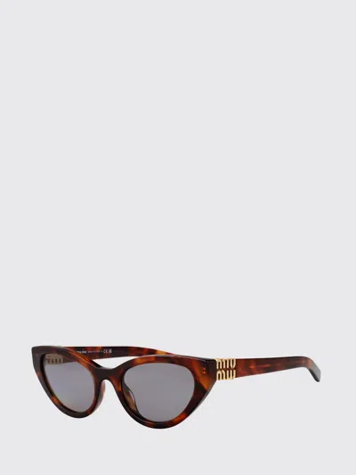 Miu Miu Sunglasses Woman  In Brown