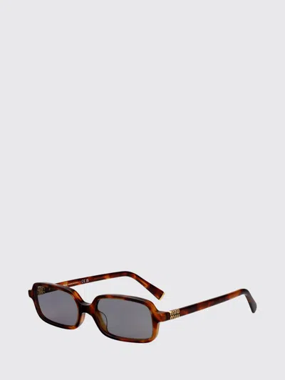 Miu Miu Sunglasses Woman  In Brown