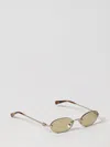 Miu Miu Sunglasses Woman  In Gold