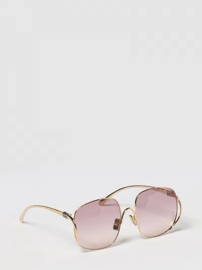 Miu Miu Sunglasses Woman  In Gold