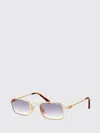 Miu Miu 49mm Rectangular Sunglasses In Gold
