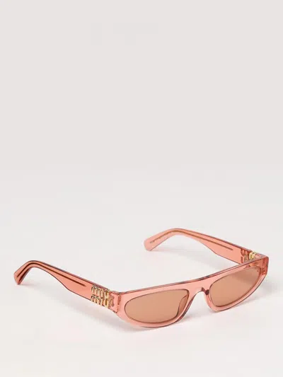 Miu Miu Sunglasses Woman  In Pink