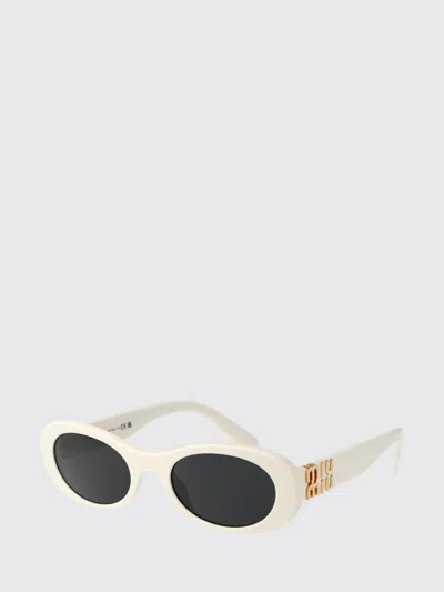 Miu Miu Sunglasses Woman  In White