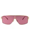 Miu Miu Sonnenbrille Mit Oversized-gestell In Zvn50d Pale Gold