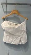 Miu Miu Suspender Top In White