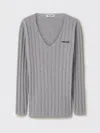 Miu Miu Sweater Woman  In Gray