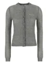 Miu Miu Sweaters In Gray