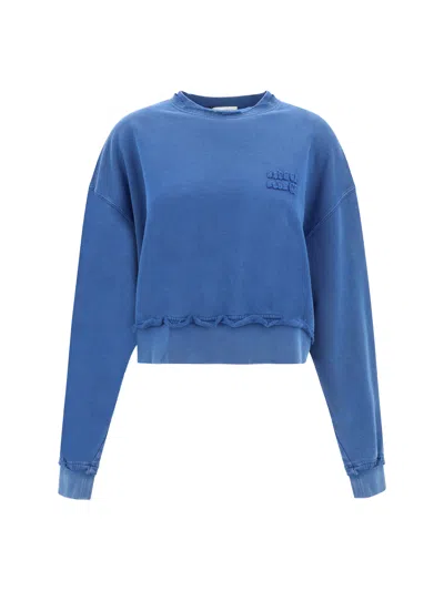 Miu Miu Sweatshirt In Blue