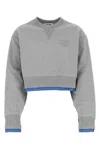 Miu Miu Women  Grey Sweatshirts In Grey