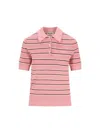 Miu Miu T-shirt And Polo Shirt In Multi
