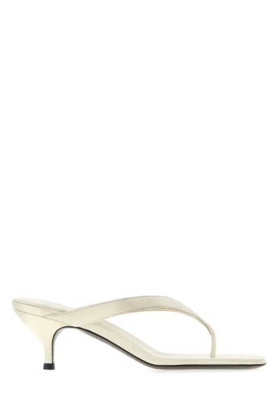Miu Miu Tacco Mule Heel In White