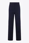 Miu Miu Tailored Wool Pants In Blue