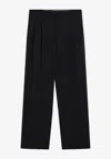 Miu Miu Tailored Wool Pants In Blue