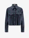 Miu Miu Tartan Virgin Wool Shirt