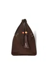 Miu Miu Tassel-embellished Tote Bag In Brown