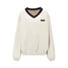 Miu Miu Technical Pongé Sweatshirt In Multi
