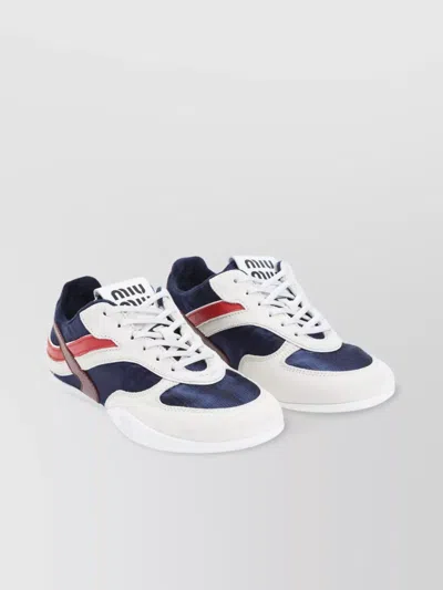 MIU MIU TECH FABRIC GYMNASIUM SNEAKERS