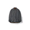 Miu Miu Technical Fabric And Shearling Blouson Jacket In Gray