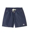 Miu Miu Technical Fabric Drawstring Shorts In Blue