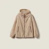 Miu Miu Technical Fabric Blouson Jacket In Cord