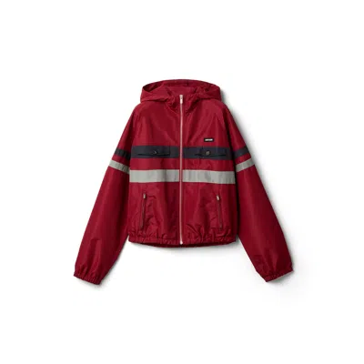 Miu Miu Technical Fabric Blouson Jacket In Multi