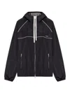 Miu Miu Technical Fabric Jacket In Black