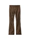 Miu Miu Technical Fabric Pants In Brown