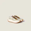 Miu Miu Technical Fabric Sneakers In Multi