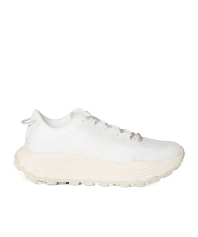 Miu Miu Technical Fabric Sneakers In White