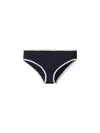 Miu Miu Technical Knit Swimsuit Bottom In Blu+bianco