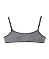 Miu Miu Technical Knit Swimsuit In Blue