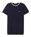Miu Miu Technical Knitted Round Neck Sweater In Black