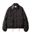 Miu Miu Women Nylon Down Jacket In Neutral