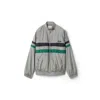 Miu Miu Striped Jacket Front Pockets Elasticated Cuffs In Gold