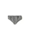 Miu Miu Technical Silk Briefs In Piombo