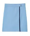 Miu Miu Light Blue Skirt In Technical Yarn Women