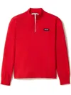 Miu Miu Technical Yarn Sweater In Red